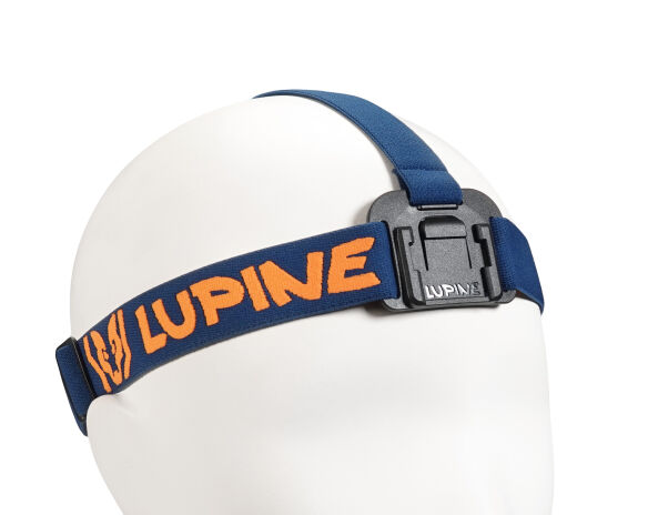 Lupine FrontClick Stirnband für PentaPro/Piko/Blika/Neo (blau-orange)