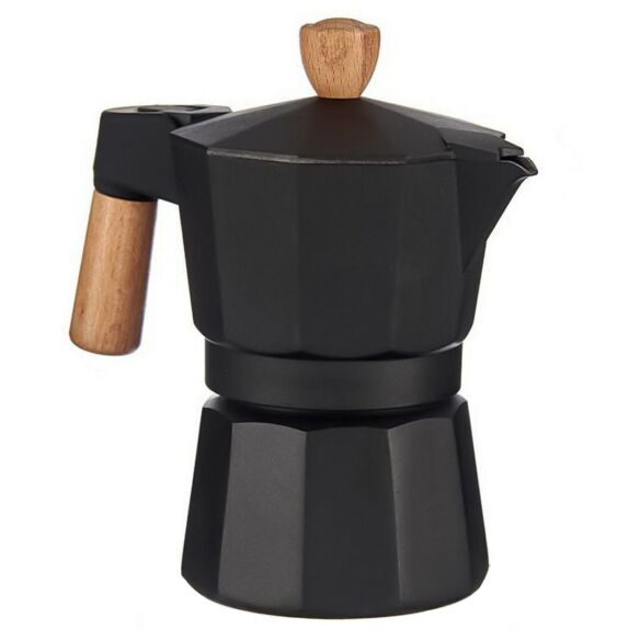 Origin Outdoors Espresso Maker Bellanapoli - 1 Tasse (Echtholzgriff)