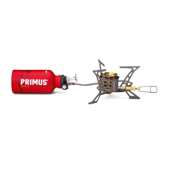 Primus Multifuel Kocher OmniLite TI inkl. 0,35 L Brennstfoffflasche