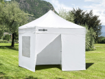 Brunner Faltpavillon Zebo Enjoy 2.0 (3 x 3m) inkl. Seitenwand-Set