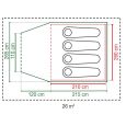 Coleman 4-Personenzelt Darwin 4 Plus BlackOut (Neu 2025)